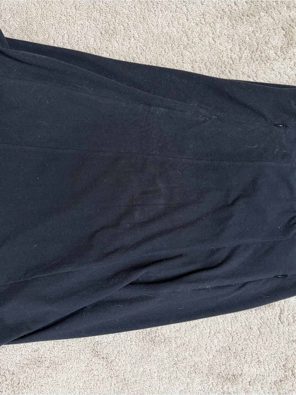Scottivest Classic Black Women's travel  Skirt. 2 hidden pockets
